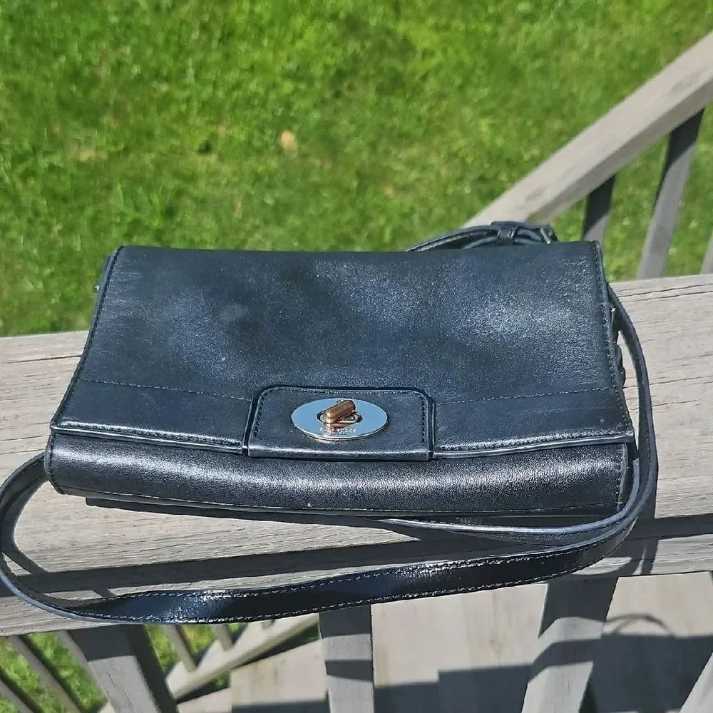 Kate Spade Black Leather Crossbody Bag